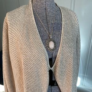 J.Jill Pure Jill Drape Front Hip Length Sweater with Pockets